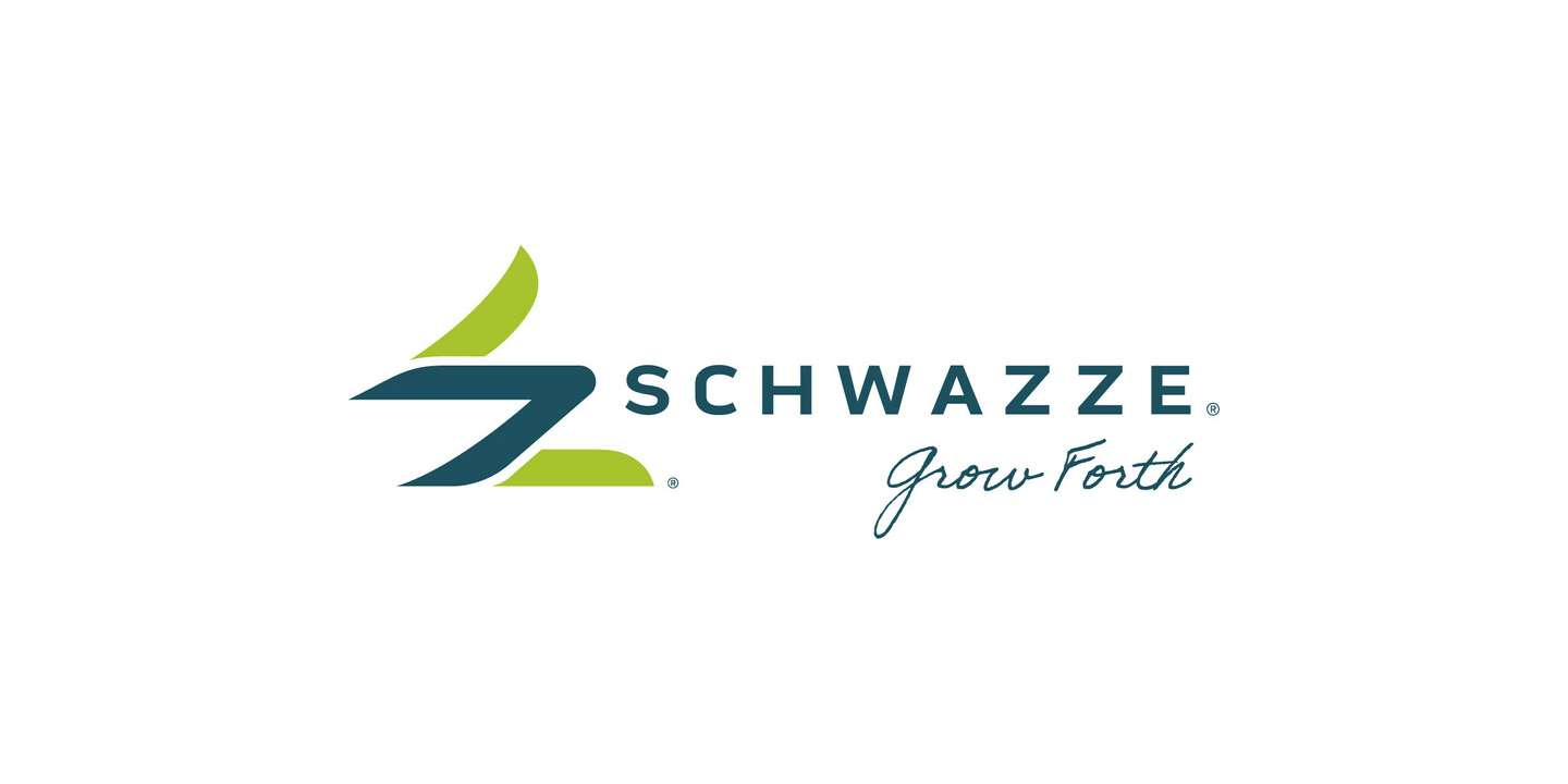 Schwazze corporate logo, green and blue colors, owners of Everest cannabis dispensaries in New Mexico.
